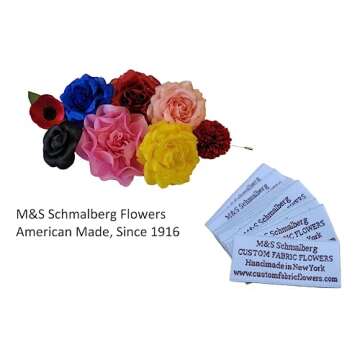 Elegant M&S Schmalberg White Camellia Brooch Pin Accessory