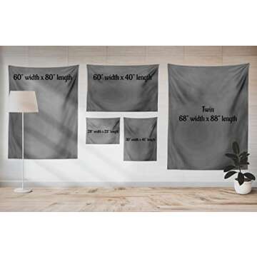 Ambesonne King Size Cartoon Tapestry - Magic Castle Design