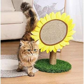 Lovely Caves Cat Scratching Post for Kittens