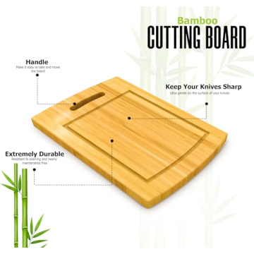 Eco-Friendly Bamboo Cutting Board Set - Durable & Stylish