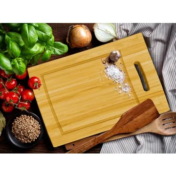 Eco-Friendly Bamboo Cutting Board Set - Durable & Stylish