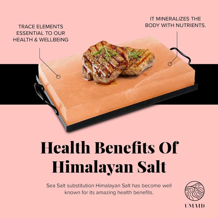 Himalayan Salt Block Cooking Plate - 12x8x1.5