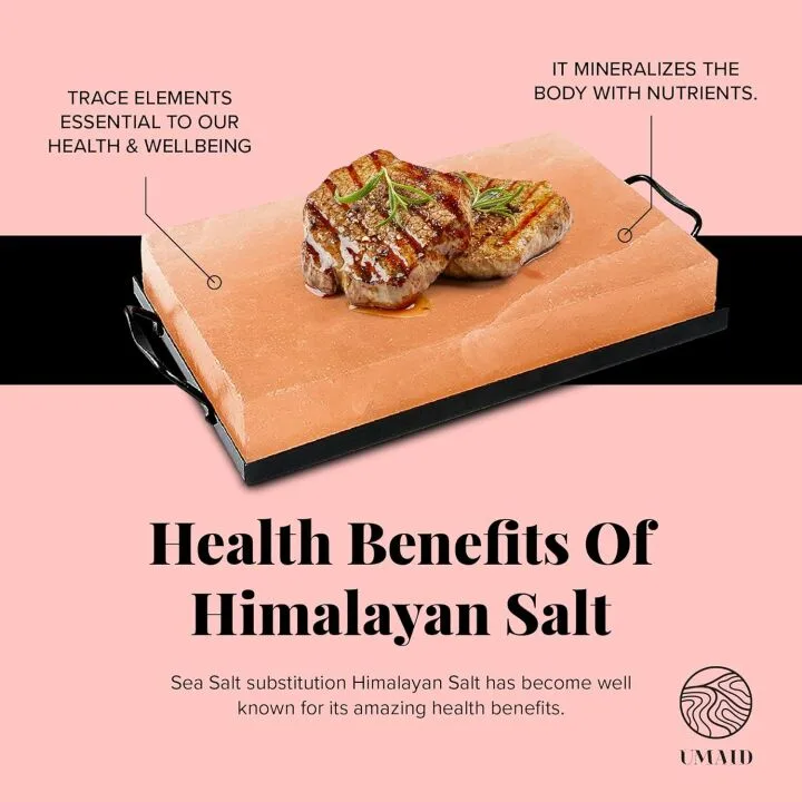 Himalayan Salt Block Cooking Plate - 12x8x1.5