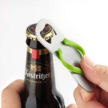 QLL 7 pack Flip-flop Bottle Opener, Gift Wrap for Each Opener