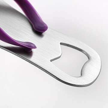 QLL 7 pack Flip-flop Bottle Opener, Gift Wrap for Each Opener