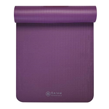 Gaiam Essentials Thick Yoga Mat for Fitness with Strap