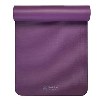 Gaiam Essentials Thick Yoga Mat for Fitness with Strap