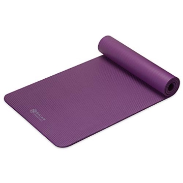 Gaiam Essentials Thick Yoga Mat for Fitness with Strap