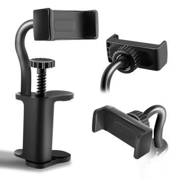 Guitar Phone Holder - Adjustable & Rotatable Guitar Mount for Guitars/Ukulele