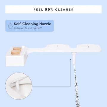 TUSHY 3.0 Spa Bidet Attachment Warm Water Eco-Friendly