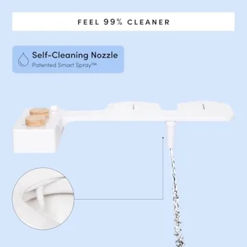 TUSHY 3.0 Spa Bidet Attachment Warm Water Eco-Friendly