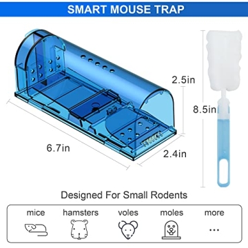 Humane Mouse Traps Safe for Pets Family 4 Pack
