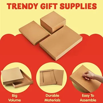 JOYIN 12PCS Kraft Gift Boxes Ideal for Any Occasion