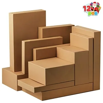 JOYIN 12PCS Kraft Gift Boxes Ideal for Any Occasion