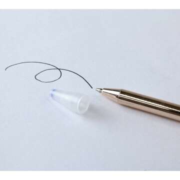 Feather Quill Pen & Stand Holder Set for Office