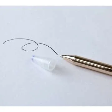 Feather Quill Pen & Stand Holder Set for Office