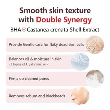 ISNTREE Chestnut BHA 2% Clear Liquid 100ml, 3.38 fl oz | Mild Exfoliant | Pore Tightening | Removes Dead Skin Cells | Korean Skincare