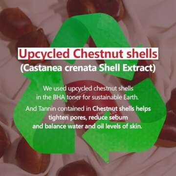 ISNTREE Chestnut BHA 2% Clear Liquid 100ml, 3.38 fl oz | Mild Exfoliant | Pore Tightening | Removes Dead Skin Cells | Korean Skincare