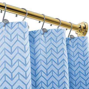 Rust-Free Adjustable Shower Curtain Rod for Any Room