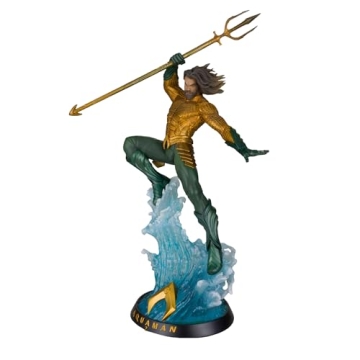 Stunning McFarlane Aquaman 12" Resin Statue for Collectors