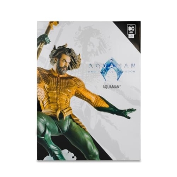 Stunning McFarlane Aquaman 12" Resin Statue for Collectors