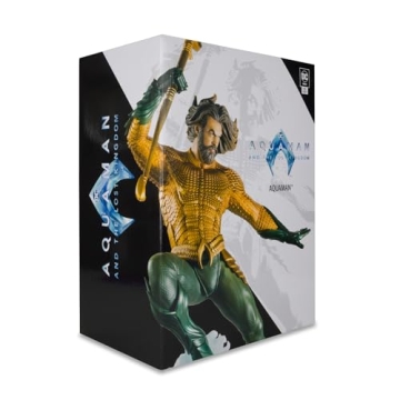 Stunning McFarlane Aquaman 12" Resin Statue for Collectors