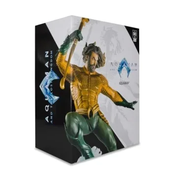 Stunning McFarlane Aquaman 12" Resin Statue for Collectors