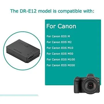 Raeisusp DC Coupler for Canon EOS M Series Cameras
