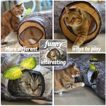 GRETMIX Cat Tunnel for Indoor Active Play and Fun