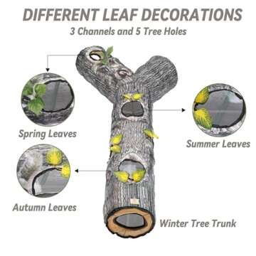 GRETMIX Cat Tunnel for Indoor Active Play and Fun