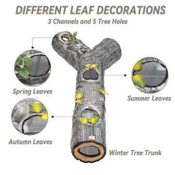 GRETMIX Cat Tunnel for Indoor Active Play and Fun