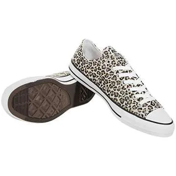 Converse Women's Cheetah Low Sneakers for Trendy Style