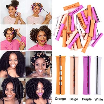 40pcs Hair Perm Rod Set for Natural Curls Effectively