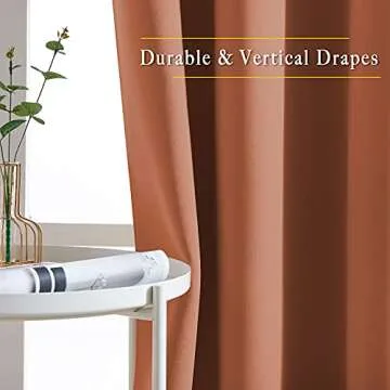NICETOWN Elegant Room Darkening Curtains - Energy Efficient