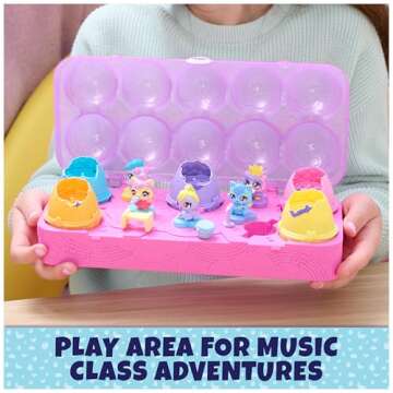 Hatchimals Alive, Egg Carton Toy with 5 Mini Figures in Self-Hatching Eggs, 11 Accessories, Kids Toys for Girls and Boys Ages 3 and up