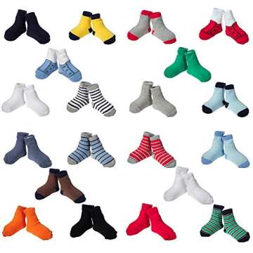 Little Me Baby Boys' Assorted Socks for Infants and Toddlers