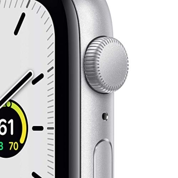 Apple Watch SE 44mm GPS Renewed - Silver & White Band