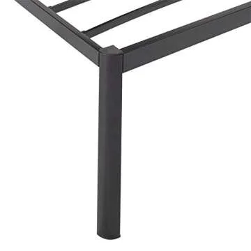 Sturdy Amazon Basics King Bed Frame - Easy Assembly, Non-Slip,