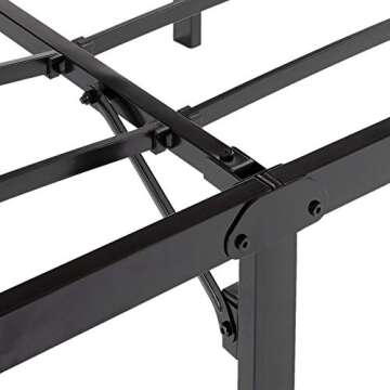 Sturdy Amazon Basics King Bed Frame - Easy Assembly, Non-Slip,
