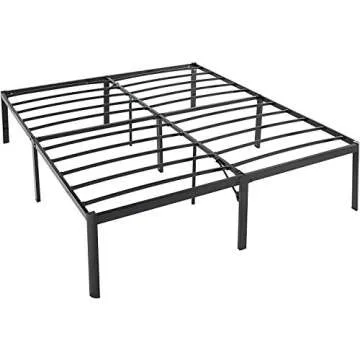 Sturdy Amazon Basics King Bed Frame - Easy Assembly, Non-Slip,