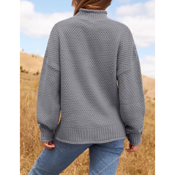 Chic and Cozy ZESICA Turtleneck Sweater for Women