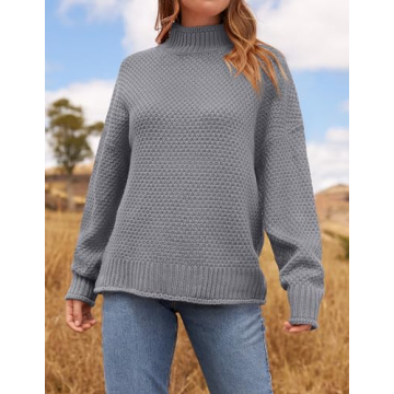 Chic and Cozy ZESICA Turtleneck Sweater for Women