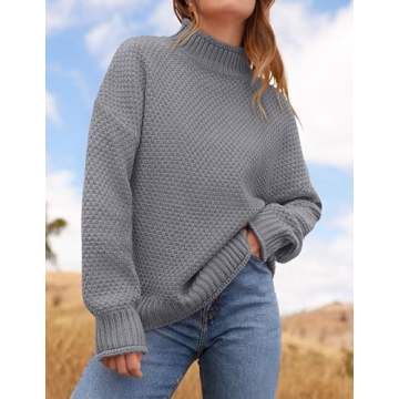 Chic and Cozy ZESICA Turtleneck Sweater for Women