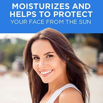 Coppertone Complete Face Sunscreen Lotion SPF 45, Weightless Oil-Free Protection for All Skin Tones,...