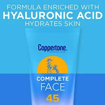 Coppertone Sunscreen SPF 45 - Weightless & Oil-Free Lotion