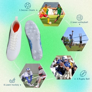 High-Quality Soccer Cleats for Men Women Big Boys AG/FG