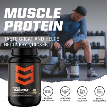 MTN OPS Magnum Strawberry Protein Powder - Zero Sugar, 23g Protein