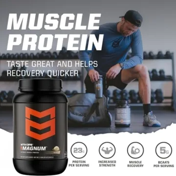 MTN OPS Magnum Strawberry Protein Powder - Zero Sugar, 23g Protein