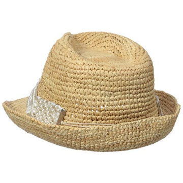Womens Malia Raffia Sun Hat with UPF 30 Adjustable Fit