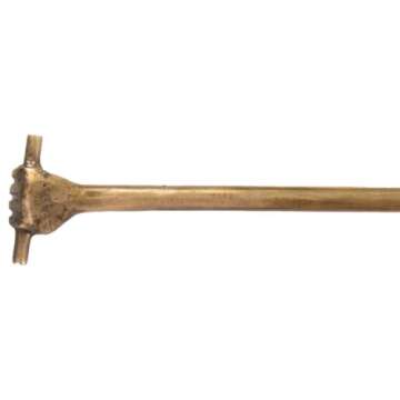 Harper Hand Book Mark — by Alice Lane Home Collection — Crafted Entirely from Brass — Styles Well in Spine of a Book — Reading in Bed — Home Decor